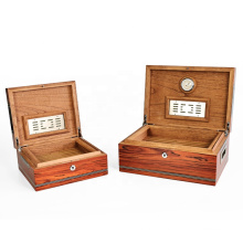 High grade 40 counts cigar storage case wholesale branded spanish cedar wooden box cigar humidor